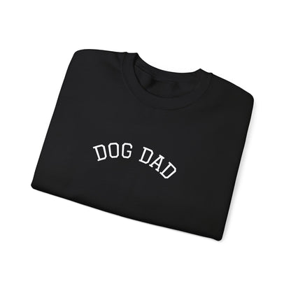 Personalized “Dog Dad” Crewneck Sweatshirt – Custom Pet Name on Back