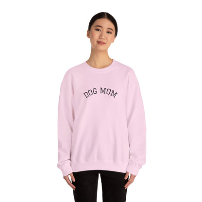 Personalized “Dog Mom” Crewneck Sweatshirt – Custom Pet Name on Back