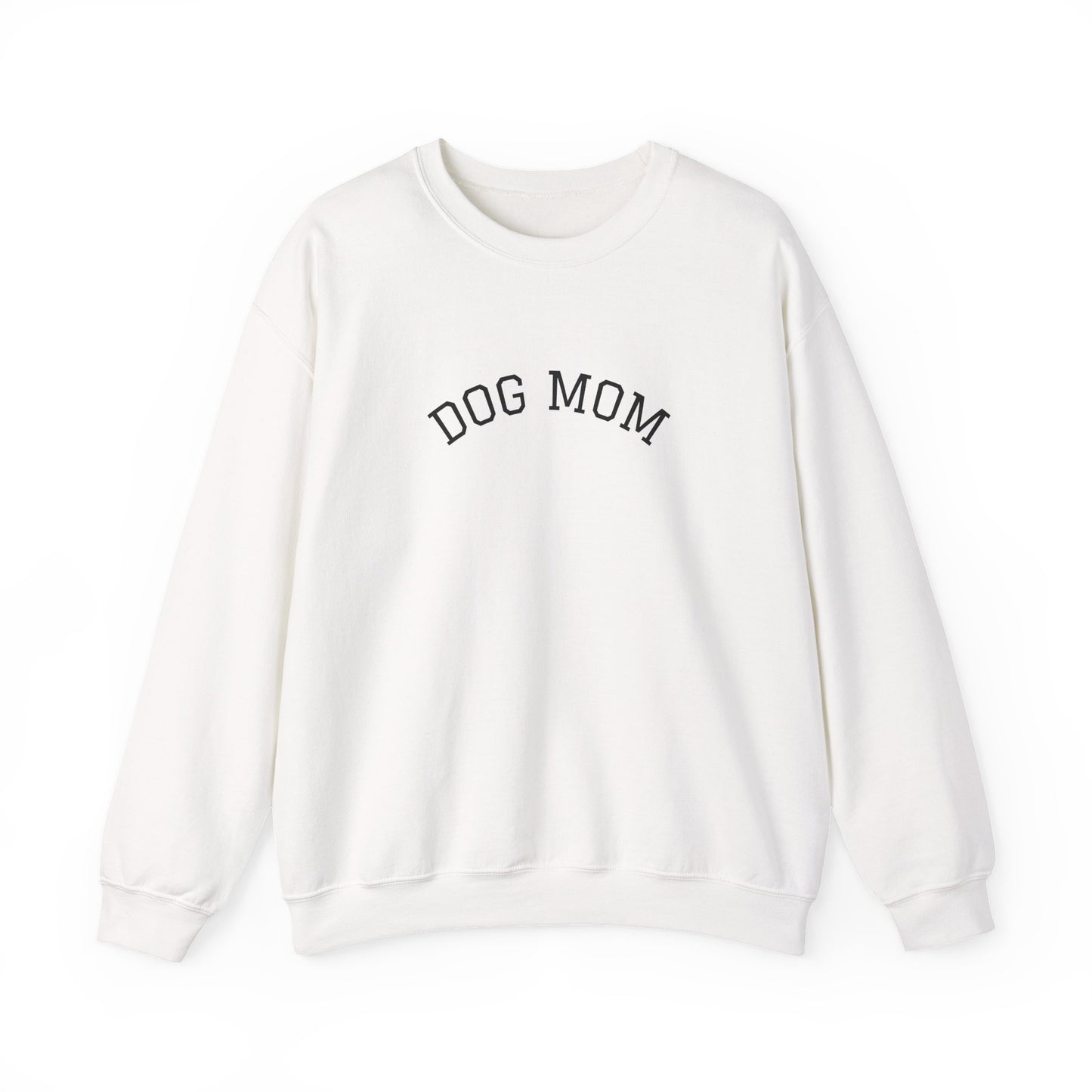 Personalized “Dog Mom” Crewneck Sweatshirt – Custom Pet Name on Back