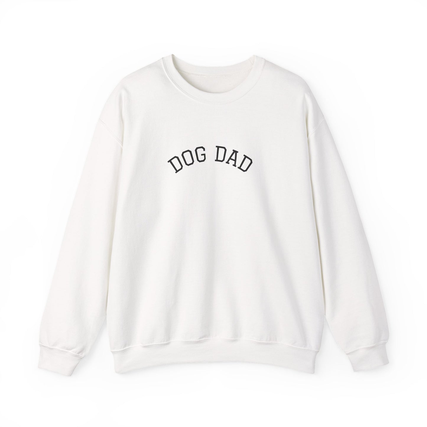 Personalized “Dog Dad” Crewneck Sweatshirt – Custom Pet Name on Back