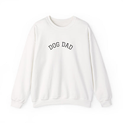 Personalized “Dog Dad” Crewneck Sweatshirt – Custom Pet Name on Back