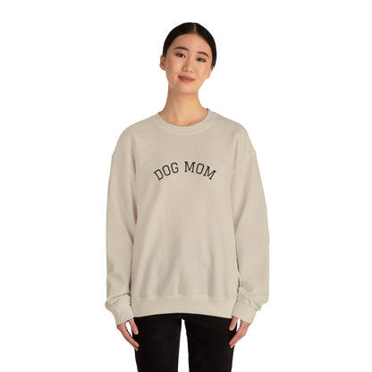 Personalized “Dog Mom” Crewneck Sweatshirt – Custom Pet Name on Back