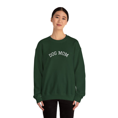 Personalized “Dog Mom” Crewneck Sweatshirt – Custom Pet Name on Back