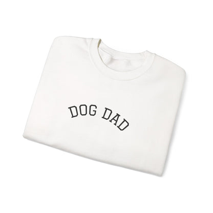 Personalized “Dog Dad” Crewneck Sweatshirt – Custom Pet Name on Back