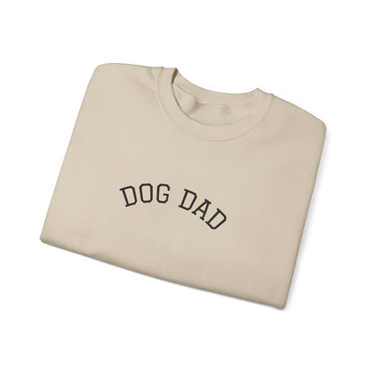Personalized “Dog Dad” Crewneck Sweatshirt – Custom Pet Name on Back
