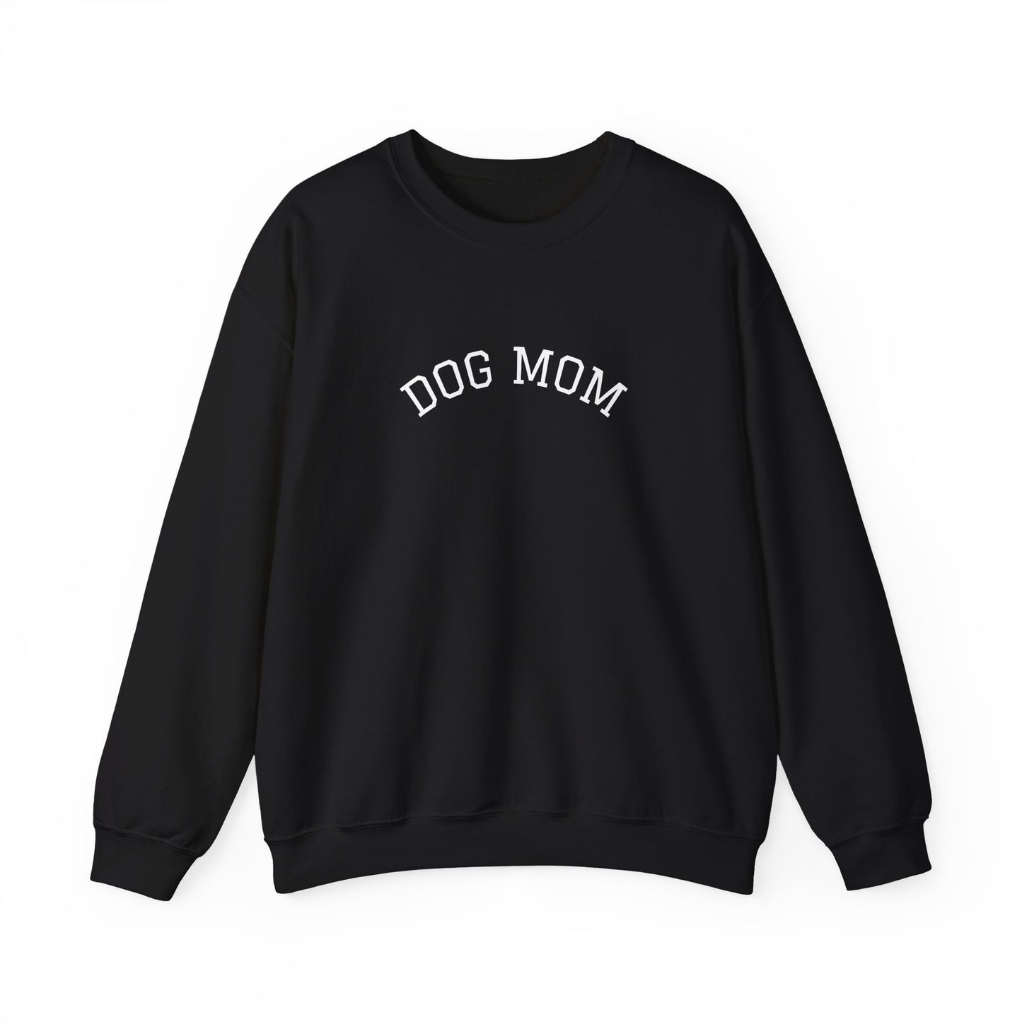 Personalized “Dog Mom” Crewneck Sweatshirt – Custom Pet Name on Back