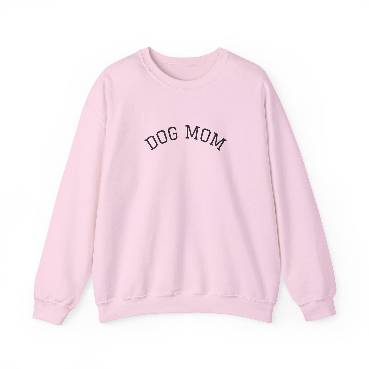 Personalized “Dog Mom” Crewneck Sweatshirt – Custom Pet Name on Back
