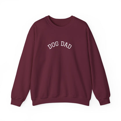 Personalized “Dog Dad” Crewneck Sweatshirt – Custom Pet Name on Back