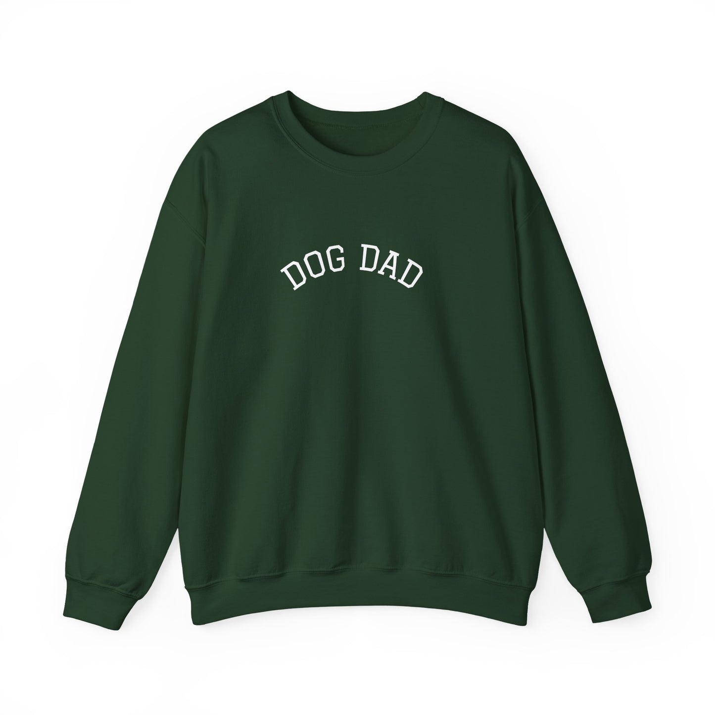 Personalized “Dog Dad” Crewneck Sweatshirt – Custom Pet Name on Back