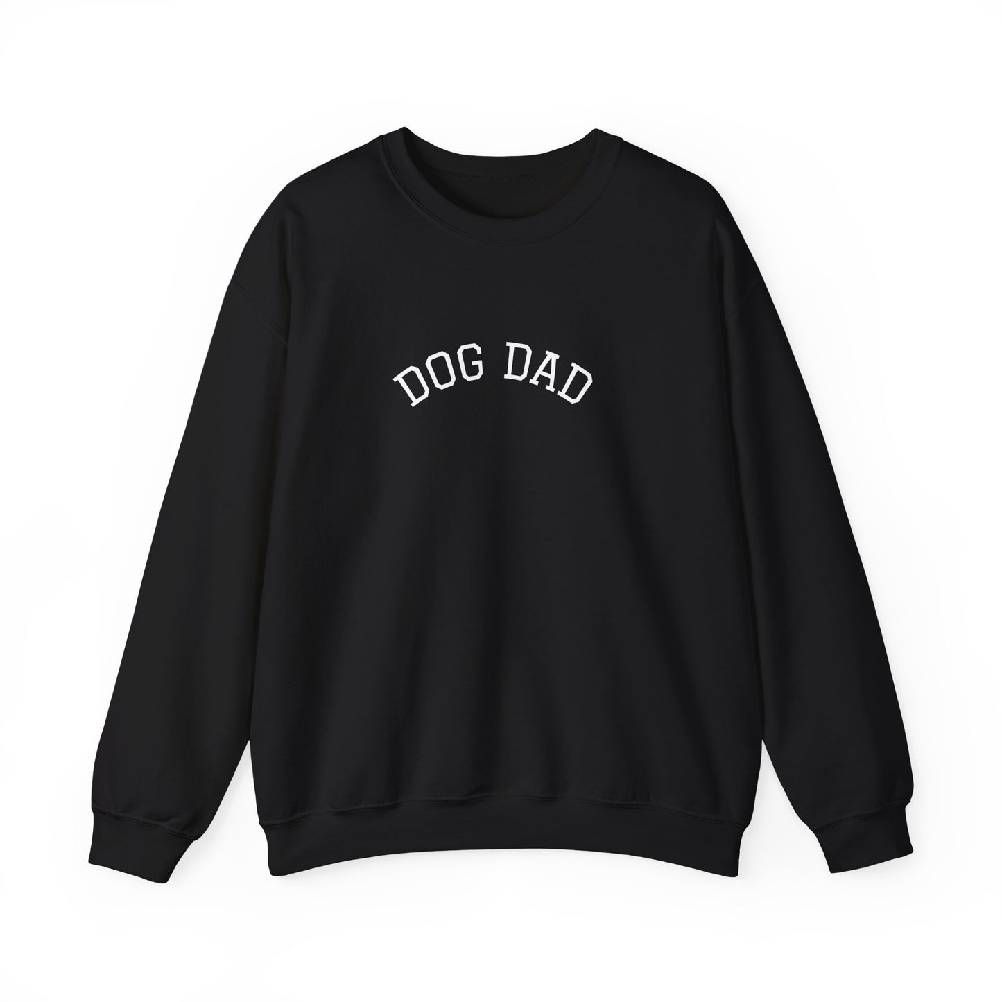 Personalized “Dog Dad” Crewneck Sweatshirt – Custom Pet Name on Back
