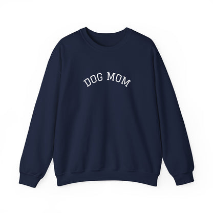 Personalized “Dog Mom” Crewneck Sweatshirt – Custom Pet Name on Back
