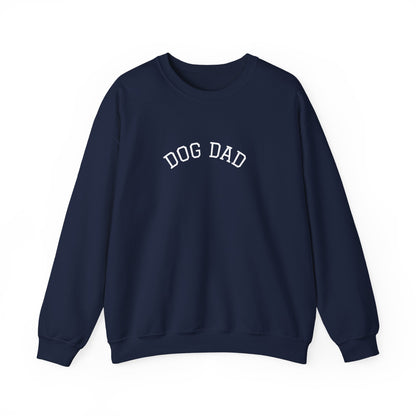 Personalized “Dog Dad” Crewneck Sweatshirt – Custom Pet Name on Back